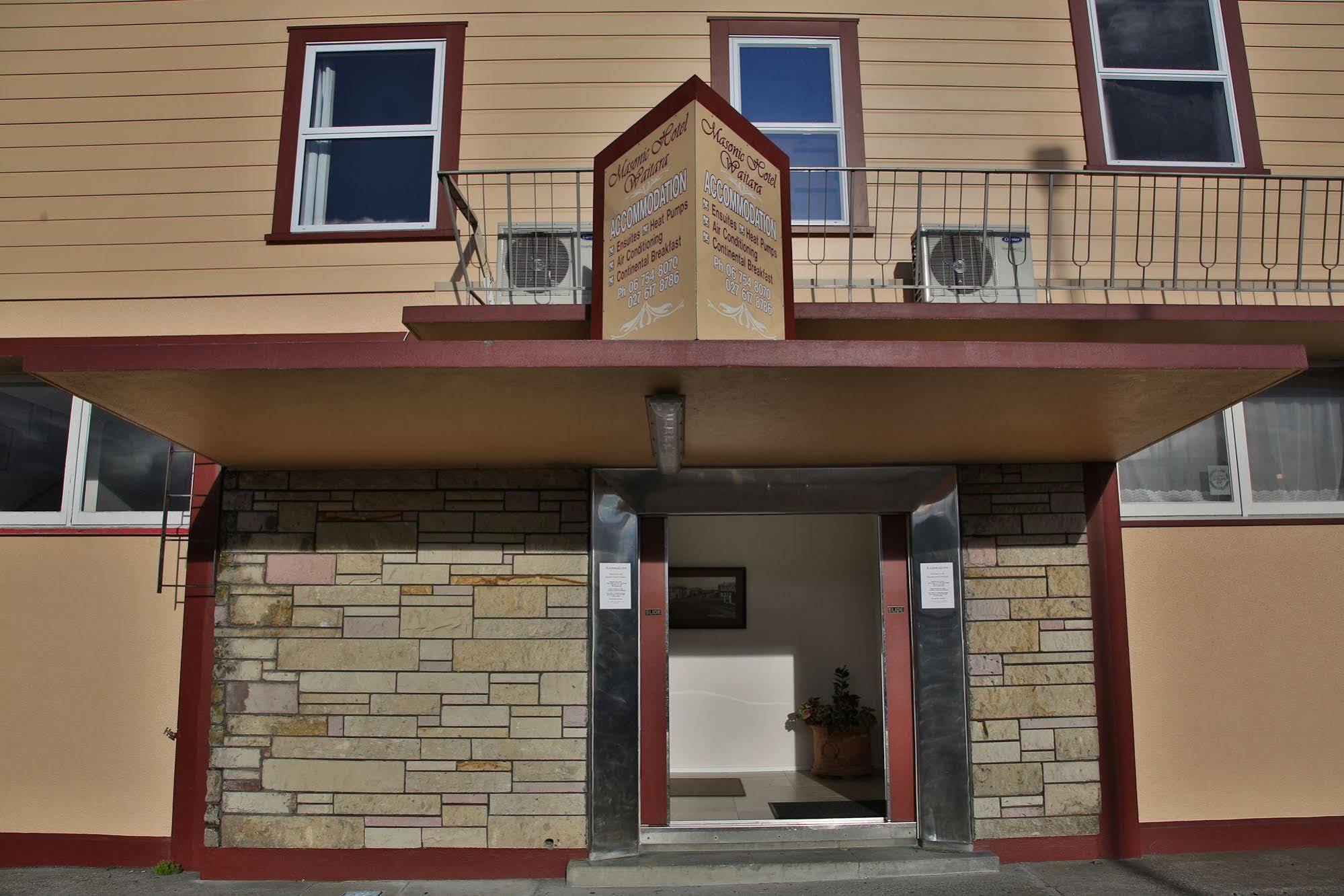 Masonic Hotel Waitara Luaran gambar